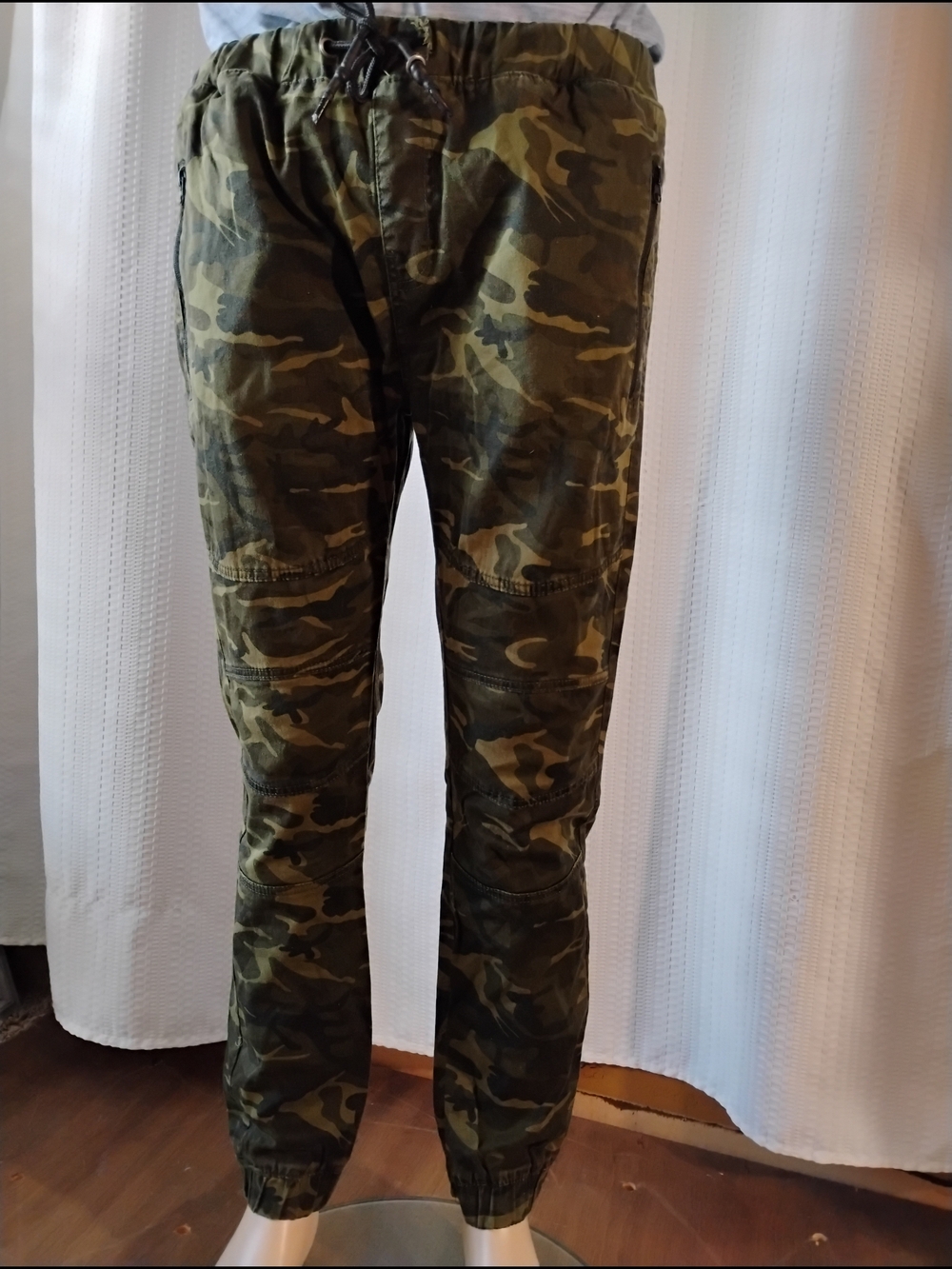 Free Planet Camouflage Jogger Pants for Men - Olive Camo Size L